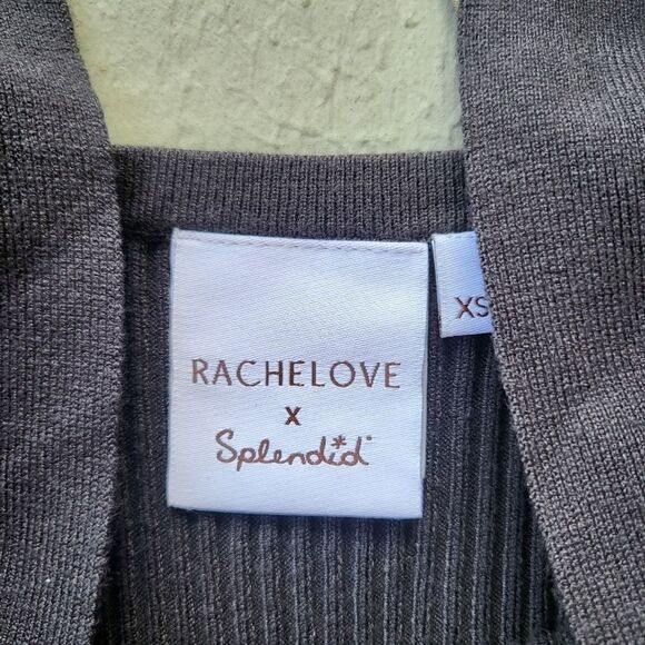 NWT Splendid x Rachelove Square Neck Sleeveless Ribbed Bodycon Tank Dress XS - Picture 12 of 13